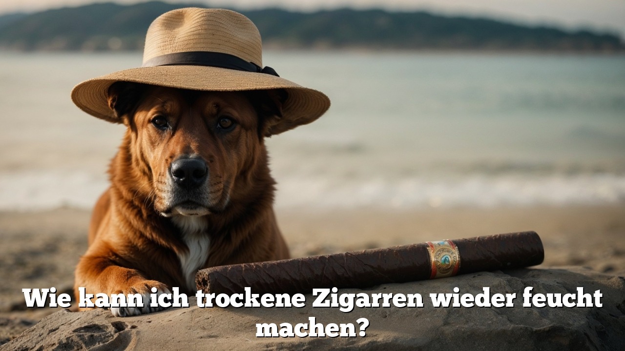 Wie kann ich trockene Zigarren wieder feucht machen?