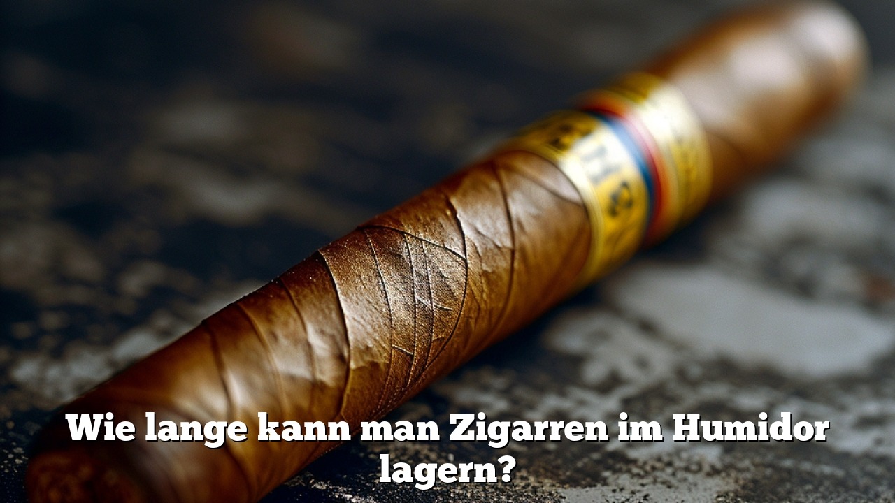 Wie lange kann man Zigarren im Humidor lagern?