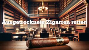 Ausgetrocknete Zigarren retten