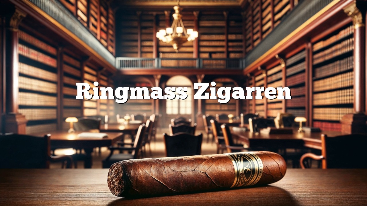 Ringmass Zigarren