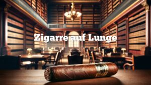 Zigarre auf Lunge