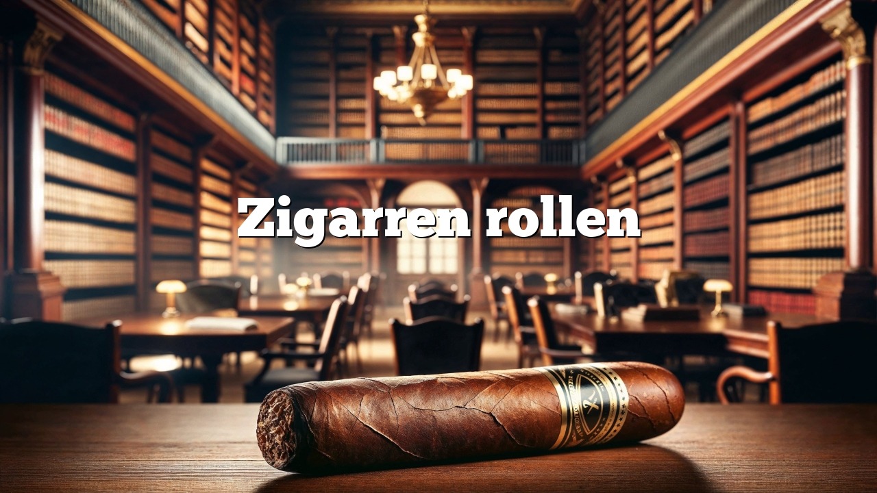 Zigarren rollen